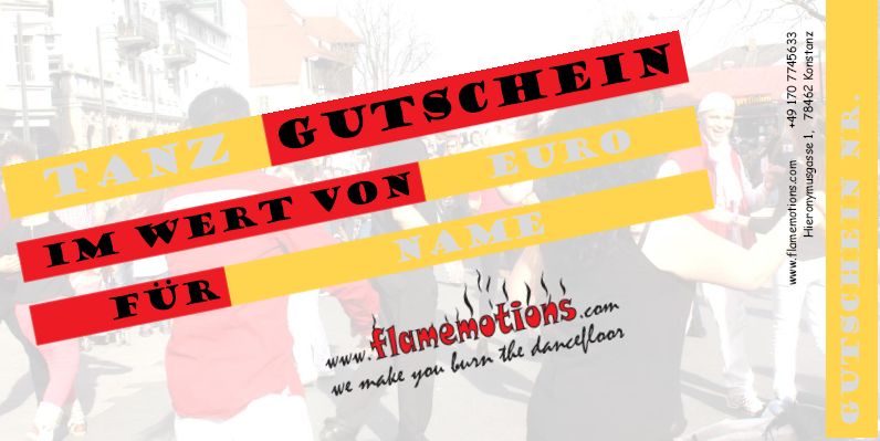 Gutschein für Fitness Coach Flamemotions